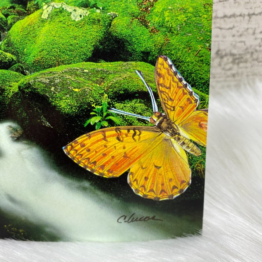 C. Lucas Digital Collage Print Signed Fairy - Picture 5 of 7